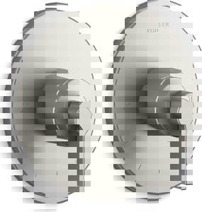 Single Handle Thermostatic Valve Trim in Vibrant Brushed Nickel